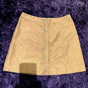 Hollister Tan Button-Front Women's Skirt-Size 3